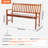 Solid Wood Outdoor Bench