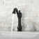 Matte Black Commercial Automatic Sensor Faucet Durable Touchless Control for High Traffic Spaces