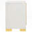 White 2-Drawer Nightstand