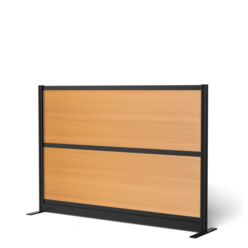 Système de cloison modulaire Harmony Beechwood, H 70 po x L 48 po
