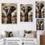 Portrait d'éléphant monochrome I - reproduction sur toile-550586675-550586674