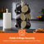 GEEPAS Argyle Mug Tree & Towel Pole Set | Rust Corrosion Free Carbon Material Non-Slip Base Free Standing Design Kitchen Counter Storage Space Saver | Holds Upto 6 Mugs-116797890