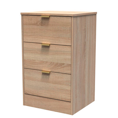 Atsumi 45cm W Manufactured Wood Bedside Table