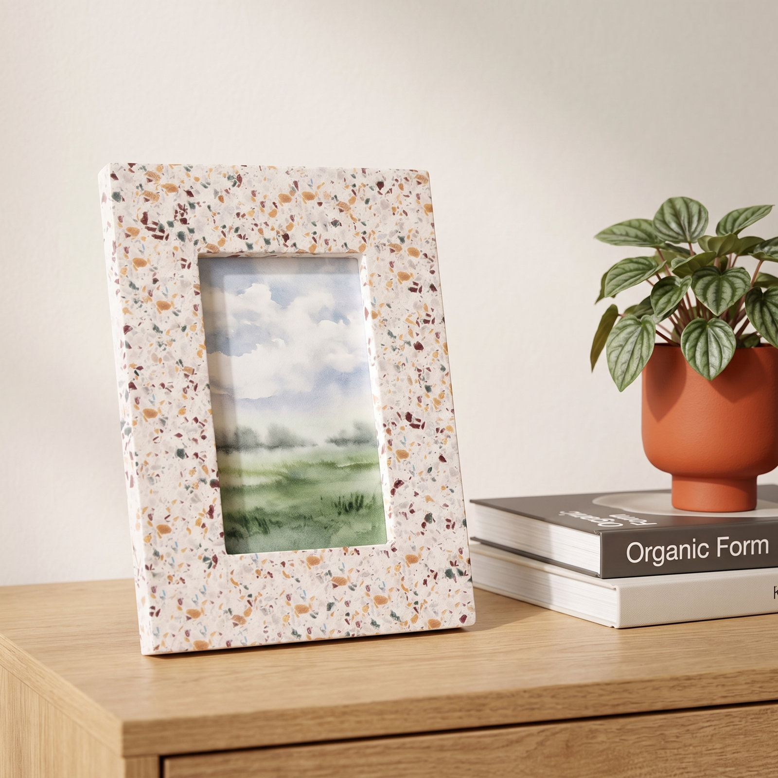 Balko Terrazzo Matte Picture Frame, 4" x 6"