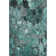 Premium Machine Washable Cerrito AMF558 Teal Rug