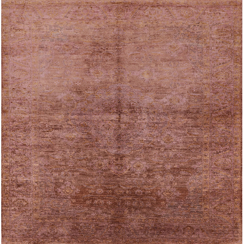 Tapis brun Pirro, Carré 5 pi