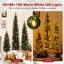 Ensemble de 3 arbres de Noël artificiels illuminés 3 4 5 pi The Holiday Aisle®