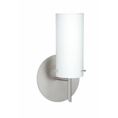 Copa 1-Light Wall Armed Sconce -  Besa Lighting, 1SW-440307-SN