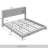 Glam Wingback Platform Bed-15261874-15261871