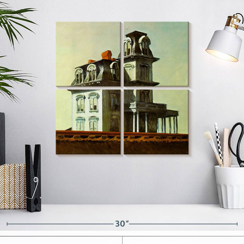 Lilie House By The Railroad, H 18 po x l 18 po