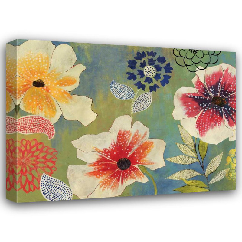 Art sur toile tendue Red Barrel Studio® PI Studio Gallery: Folk Garden
