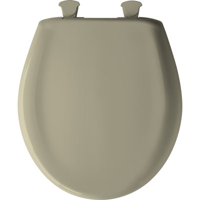Siège de toilette rond en plastique