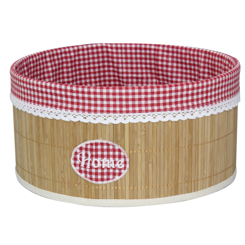 Laundry Hamper Bamboo Round Wicker Clothes Bin Basket Storage Bin Organizer Folding Basket