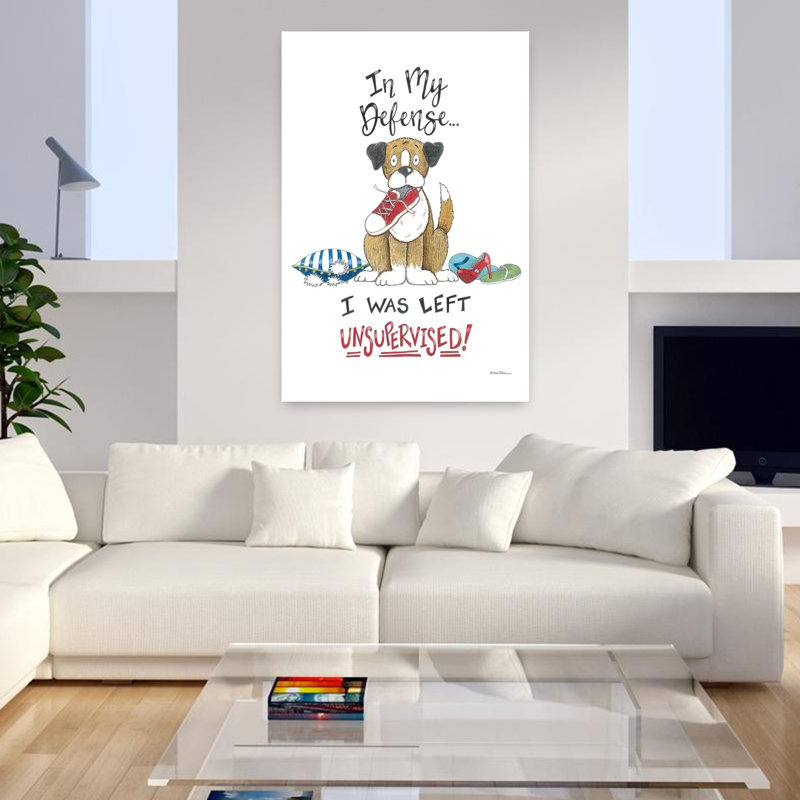 Unsupervised Contemporary Dog Art, 48" H x 32" W