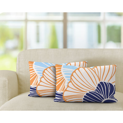 Polyester / Mélange de polyester Housse de coussin rectangulaire intérieure / extérieure lombaire et insert