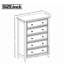 Solution de rangement moderne pour commode à 5 tiroirs pour le salon