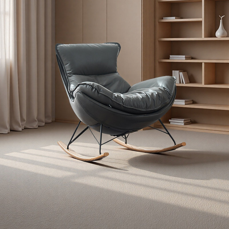 Chaise berçante Luxury, Gris