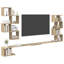  Wall-Mounted TV Shelf with Shelf with Storage Engineered Wood Shelves-377880932-377880935