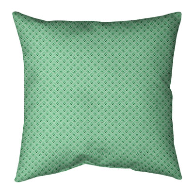 Reverse Ombre Geometric Cotton Throw Pillow