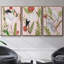 Birds in Motion VI - Ensemble de 3 reproductions de cadres photo sur toile-97757276-97757277