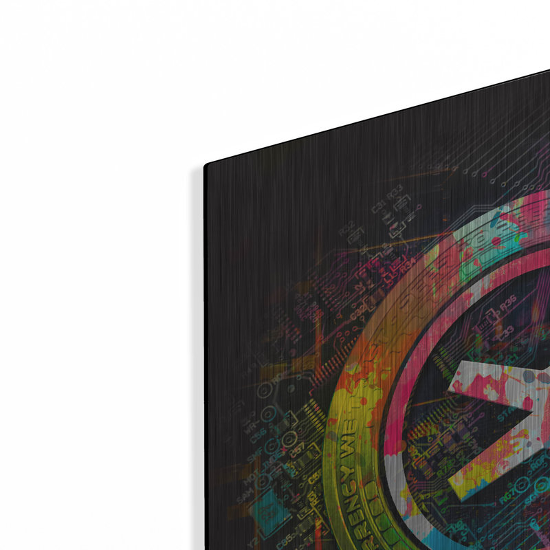 " Multiversx Crypto Power " by Valentyn Artemenko, 24" H x 24" W