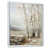 White Floater Framed