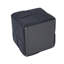 Condol Velvet Square Woven Ottoman Stool for Bedroom Furniture, Modern Accent Stool with MDF Base