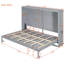 Grand lit gris - escamotable pour plus d'espace au sol, confortable et de taille-1971907222-1971907217