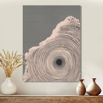 Impression sur toile gris minimaliste