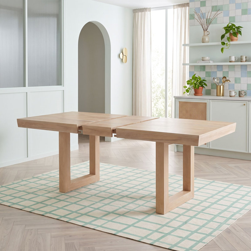 Ensemble de salle à manger 7 pièces Denju, table en bois avec rallonge papillon et chaises rembourrées pour la salle à manger