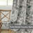 100% Blackout Toile Linen Curtains for Bedroom Double Layer Farmhouse French Country Vintage Printed Pattern Thermal Sound Lined Back Tab Living Room Drapes  2 Panels-1265672093-1265672100