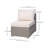 Steel Outdoor Armless Lounge Chair-925896882