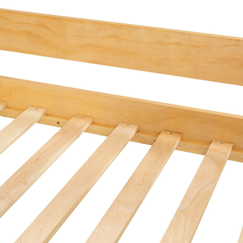 Lit simple superposé au-dessus de bois avec tente, couleur, construction solide, décoration de chambre à coucher ludique - finition, construction pour, conception inspirée de la maisonnette, espace de rangement spacieux