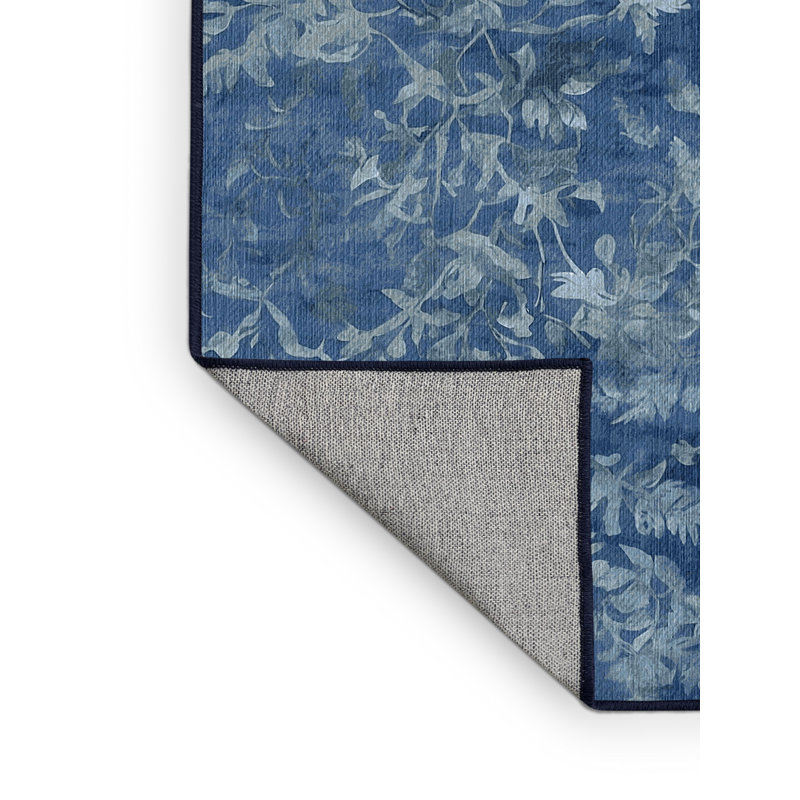 Machine Washable Gray Area Rug, Rectangle 5' x 7'