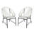 Wicker Outdoor Faux Rattan Acapulco Weave Lounge Chairs-487811479
