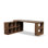 Nut-brown Rectangular Solid Wood desk