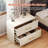 31.5‘’ W 2 Drawers Cream Nightstand
