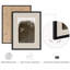 Art floral moderne abstrait avec lignes florales modernes et tons neutres-102709854