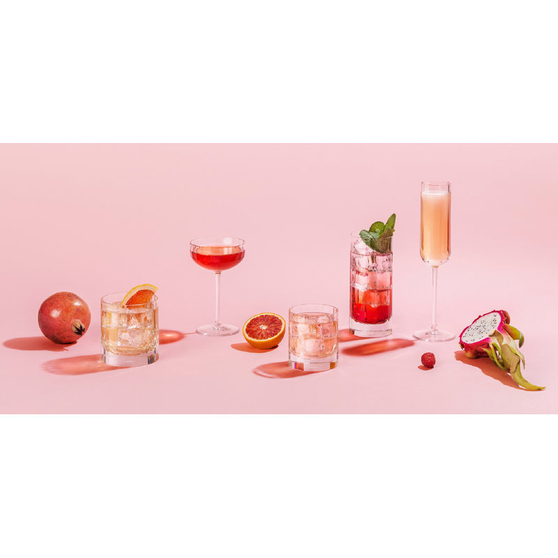 Fluted Collection Handmade Crystal Highball Glass