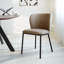 Aelred 49cm H Polyester Blend Upholstered Metal Wishbone Side Chair-270869738