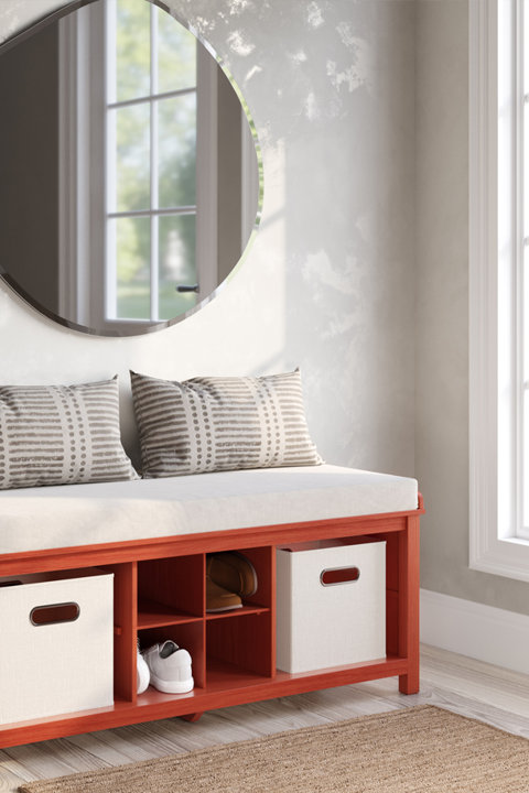 Solid Wood Entryway Benches