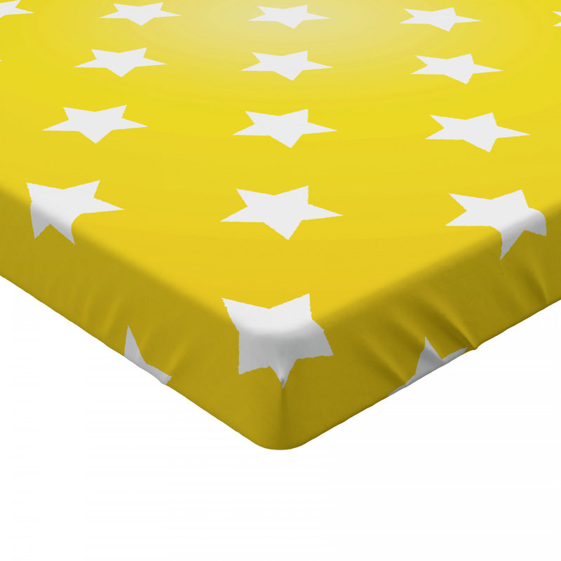 Microfiber Geometric Fitted Sheet, Full Fitted Sheet