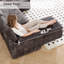 Canapé-lit modulaire en U rembourré de 108,7 po avec poches de rangement et ports USB-2098492881
