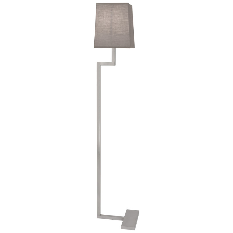 Doughnut 48.75'' Novelty Floor Lamp, Antique Silver, Smoke Gray