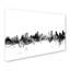 « ottawa canada horizon b&w », impression sur toile tendue-18235174