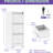 Metal 3 Drawer Office/Home File Cabinet With Lock, , Tilt, Full Extension, Accommodates A4/Legal/Letter Size Files And Boxes 3 Steel Cabinet, Use, , , Extension Drawers, Tilt Feature, Fits-505207635