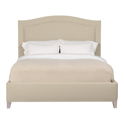 Caroline/Casey Queen Upholstered Low Profile Panel Bed