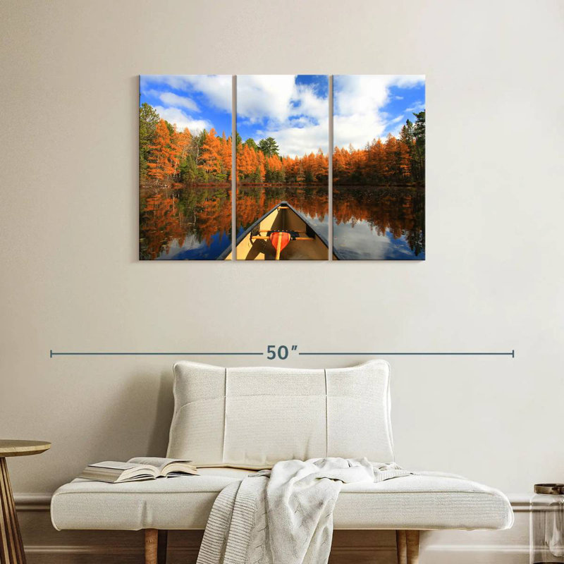 Senne Boating In Boulder Junction, 24" H x 38" W