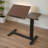 Bedside Table,Folding Overbed Bedside Desk Mobile Rolling Laptop Stand Tilting Overbed Table With Wheels Height Adjustable Tray Table For Laptop Bed Sofa Side Table-1676468306-1676468304