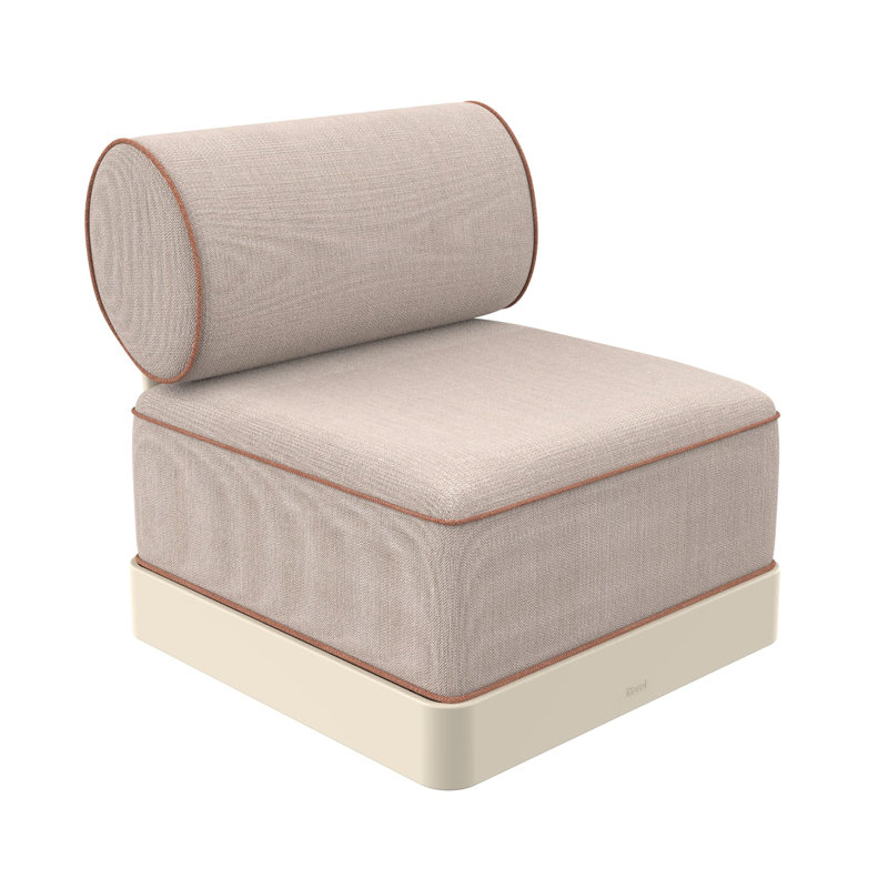 Fauteuil de chambre Brisa, Nacar, Noisette (taupe)